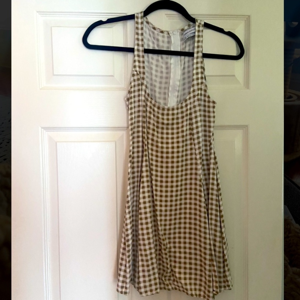 Checkered mini dress URBAN OUTFITTERS